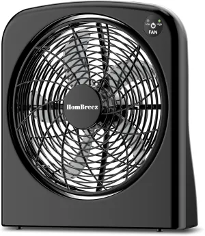 10" Desk Fan, Battery & USB-C Powered, 2 Cooling Speeds Table Fan With 90 Adjustable Tilt, 388ft/Min Powerful Airflow, Portable Desktop Fan for Home, Office, Kitchen, Travel, Black Battery-powered portable fan