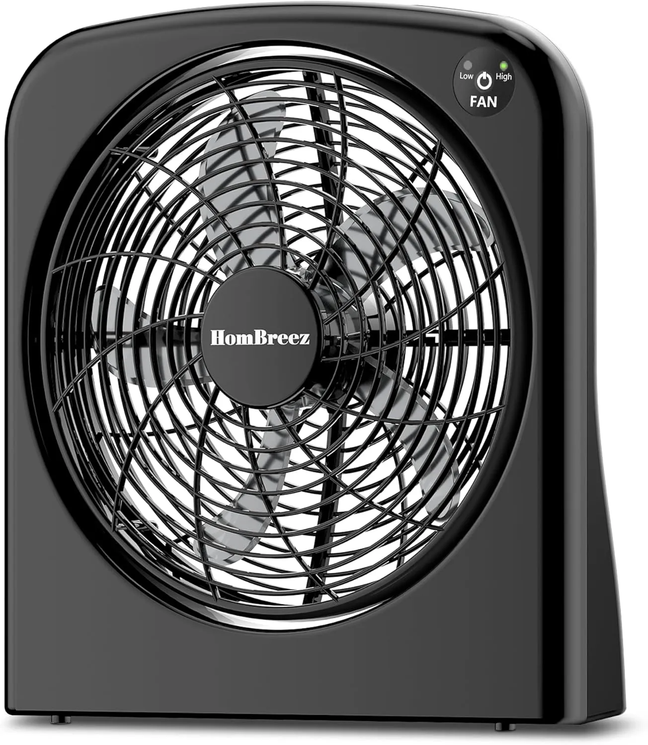 10" Desk Fan, Battery & USB-C Powered, 2 Cooling Speeds Table Fan With 90 Adjustable Tilt, 388ft/Min Powerful Airflow, Portable Desktop Fan for Home, Office, Kitchen, Travel, Black Battery-powered portable fan