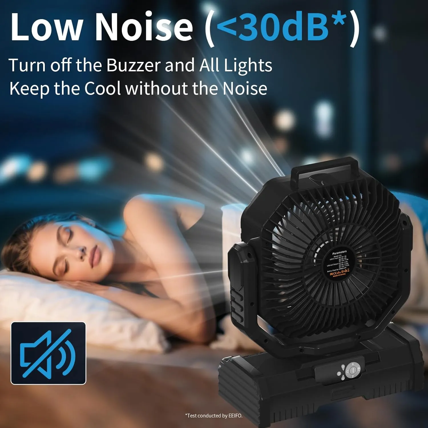 12 Inch Camping Fan,40000mAh Portable Fan with LED Lantern Light,Cool white & Warm White Dimmable Fans, Oscillating Fan with 360 Rotation Hanging Hook for Tents, Cordless USB Desk Fan(Black)