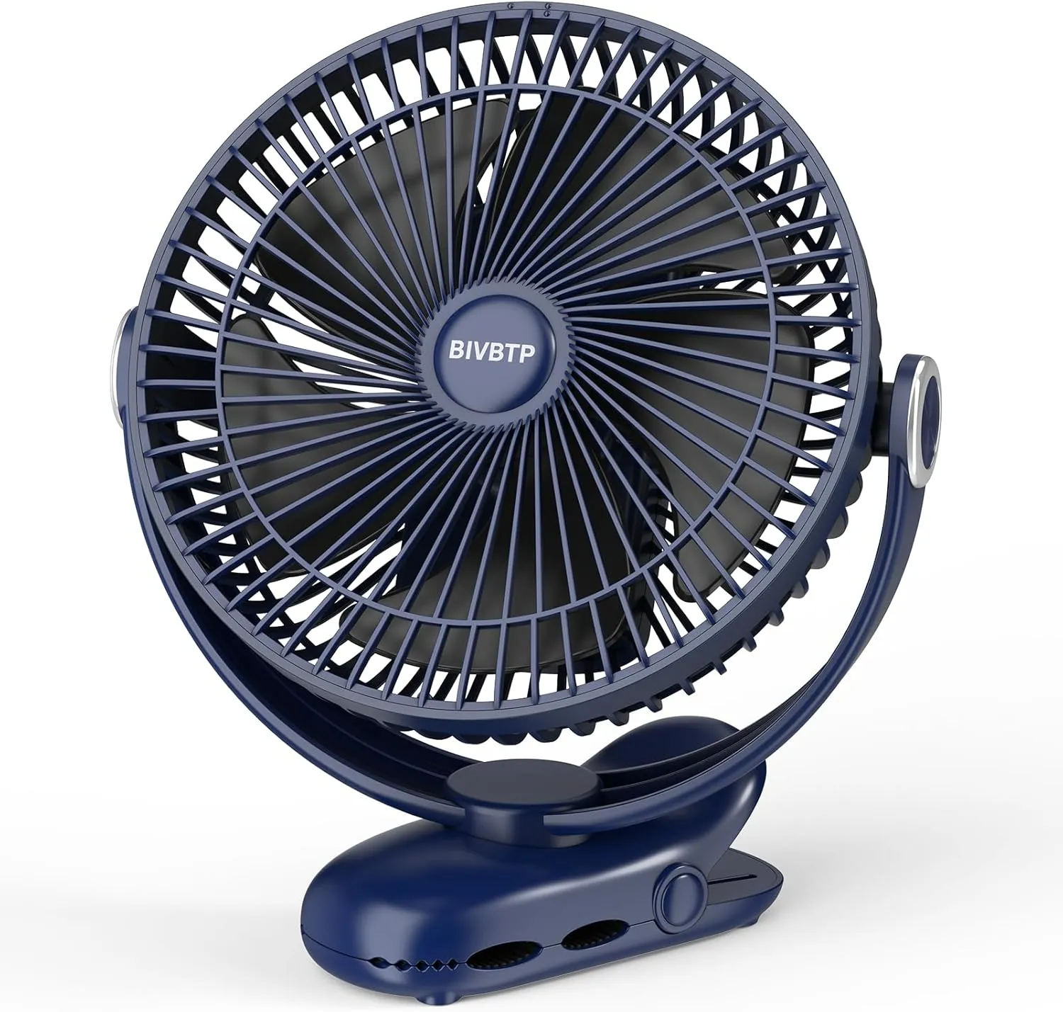 12000mAh Clip on Fan 30H Longest Runtime, 8in Portable Fan Rechargeable, Ultra Quiet with Heavy-Duty Clamp, USB Desk Fans for Golf Cart,Office Desk, Treadmill, Camping, Bedroom 360-degree rotating fan for home use