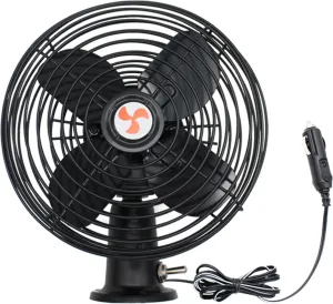 12V RV Cooling Fan with 2 Speed Switch,Car Truck RV Fans Heavy Duty 12V,6 Inch Truck Fans that Blow Cold Air,Suitable for All Vehicles.Cord Length 6FT Fan with safety blade design