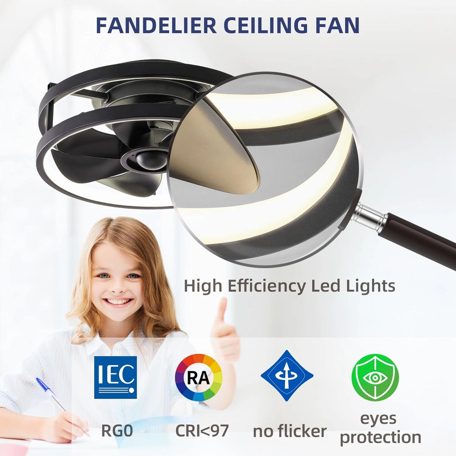 13" Low Profile Ceiling Fans with Lights and Remote,Dimmable 36W 3000-6000K LED Fan Light with App Control,Modern Ceiling Fans Flush Mount for Bedroom Kitchen (Black 002)