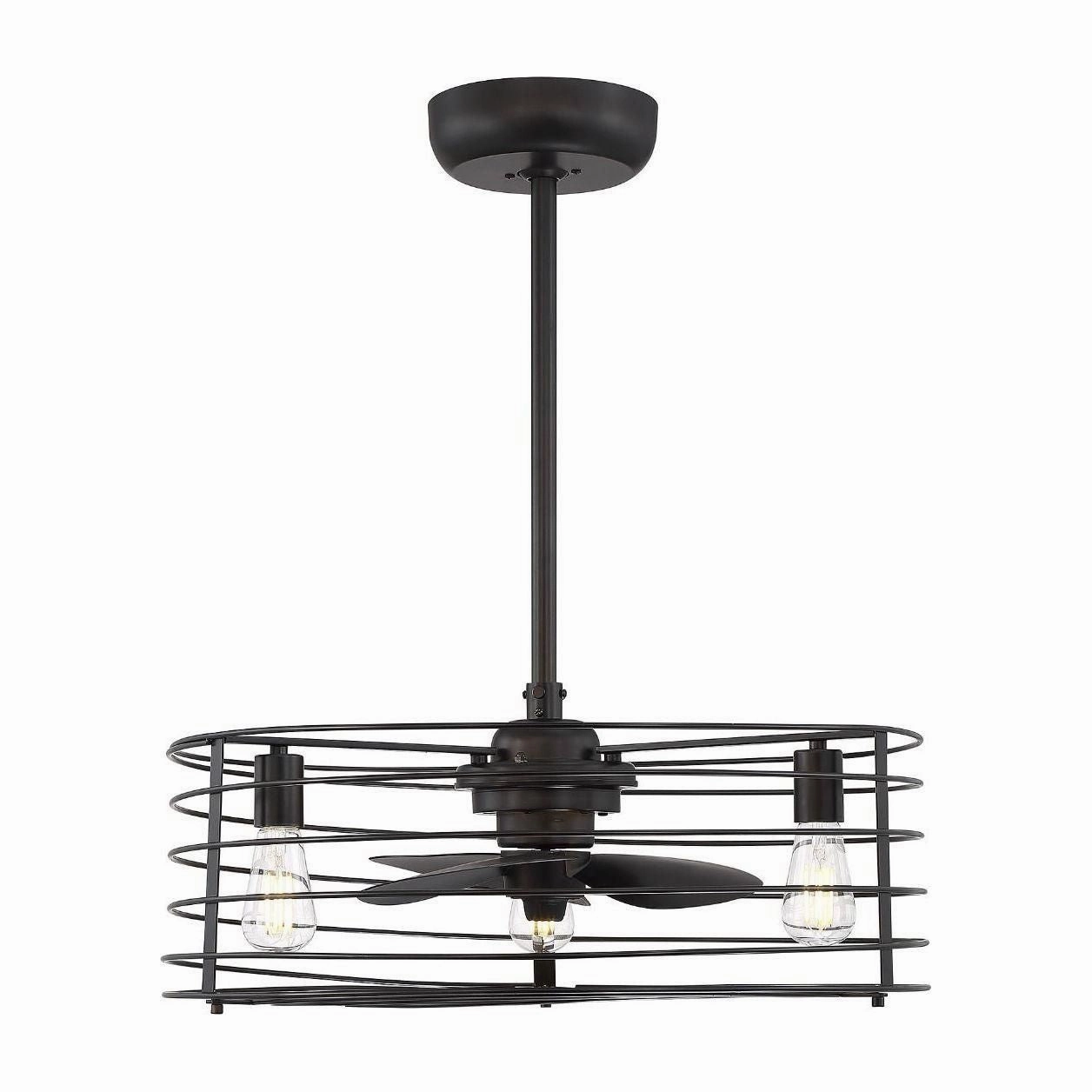 14" 3-Light Fan D'Lier