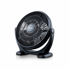 14" Air Circulator Fan  High Velocity, Powerful Airflow, Adjustable Tilt, Thermal Fuse Protection, 3-Speed, black, PPP2814 usb desk fans for office or dorm use