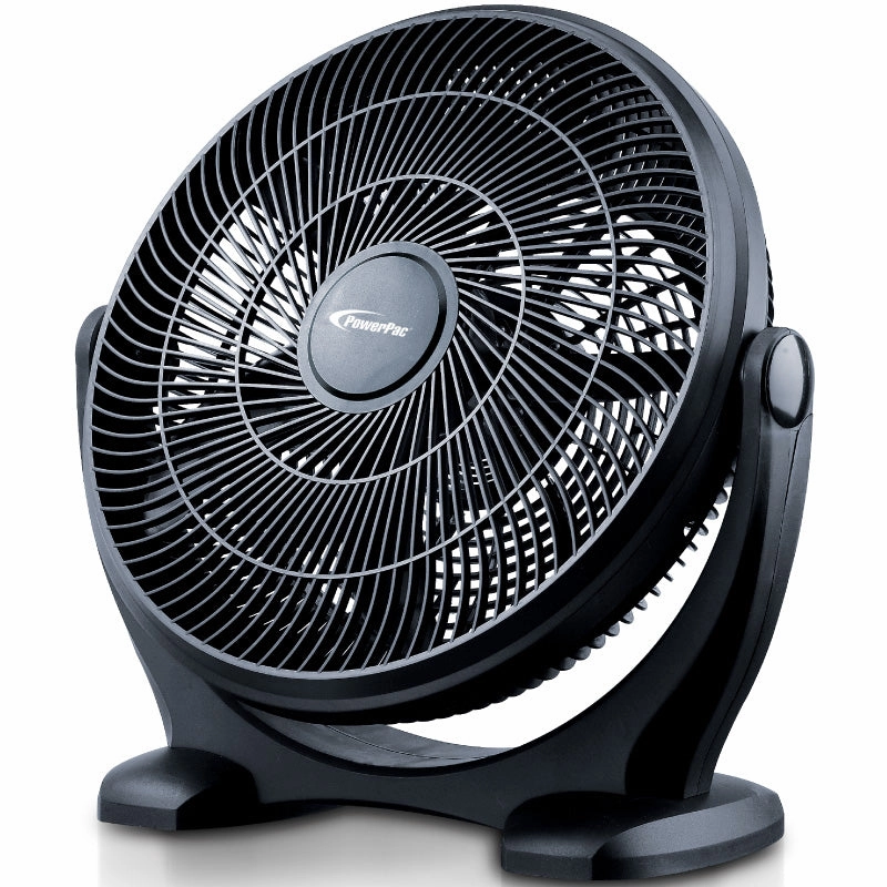 14" Air Circulator Fan  High Velocity, Powerful Airflow, Adjustable Tilt, Thermal Fuse Protection, 3-Speed, black, PPP2814