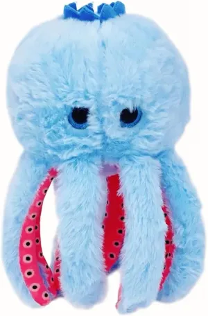 15in Tung Tung Tung sahur Plush Toy, Italian Brain Rot plushies Stuffed Animals,Cute Pillow Figure Doll, Gift for Kids Adults Game Fans (10" Octopus) Octopus-shaped decorative fan