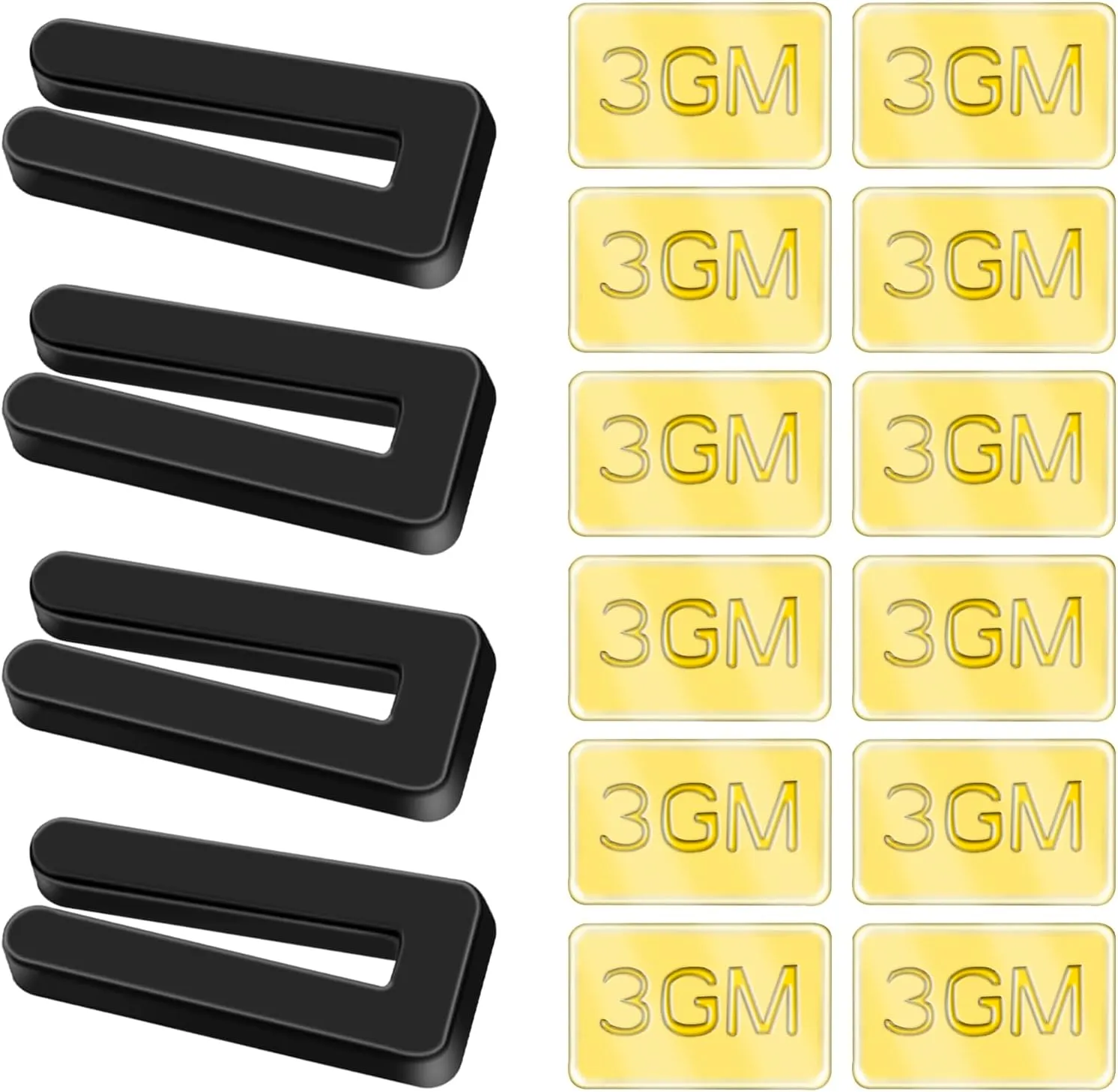 16 PCS Ceiling Fan Blade Balancing Kit, 4 Set Ceiling Fan Balancing Kit Including 4 pcs Plastic Fan Balancing Clips and 12 pcs Metal Self-Adhesive 3G Weight for Ceiling Fan Weight Balancing Fan with safety blade design