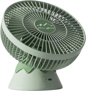 2 In 1 Electric Fan 1200mAh TypeC Air Cooling Fan Outdoor Camping Tent Ceiling Fans With 30 LED Beads Led Light Rotate 2-in-1 camping light and fan combo