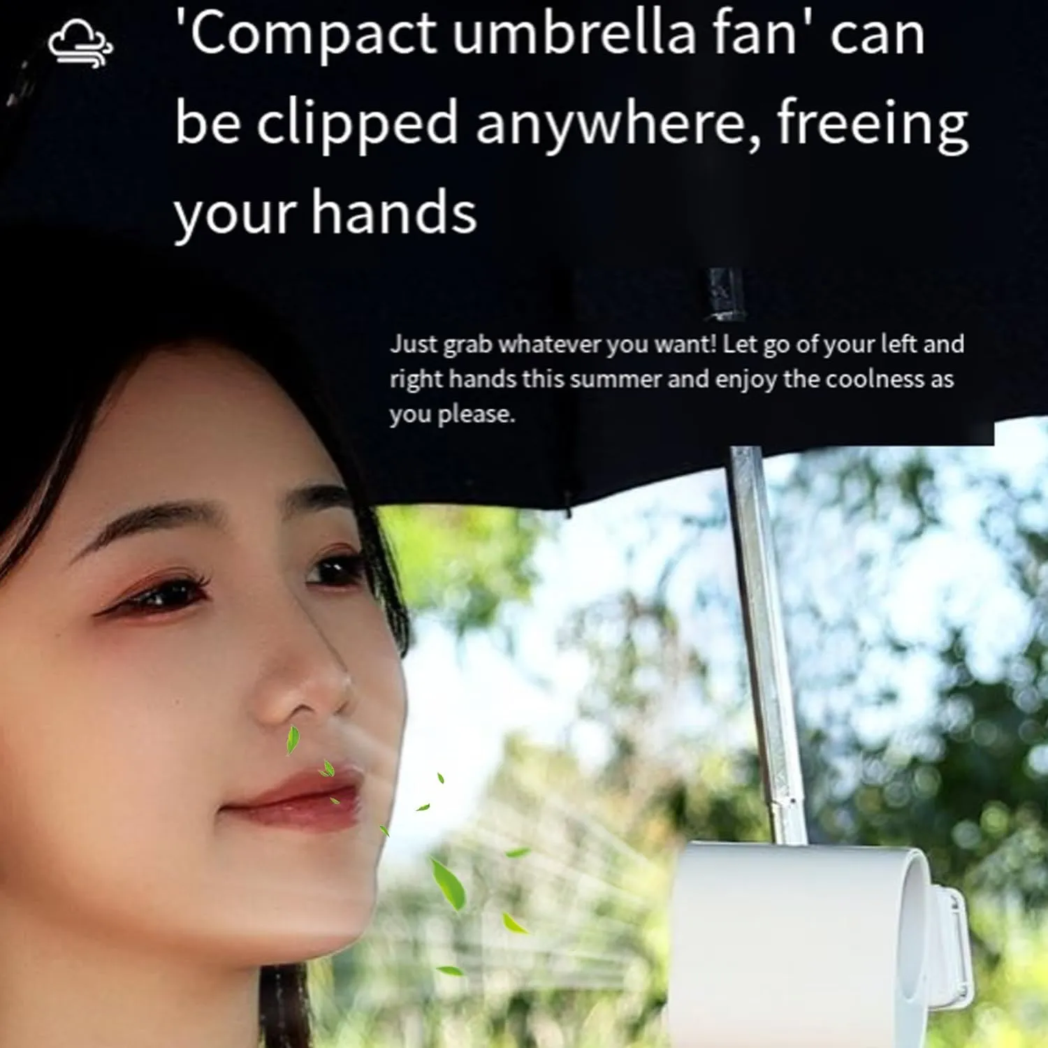 2025 New Joytutuss Car Clip On Fan With Led Display,360 Rotation,100 Speeds Adjustable,Usb Rechargeable,1800mah Battery,Clip On Table, Umbrella, Bicycle, Motorcycle,Personal Cooling Fan (Mix)