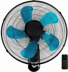 20 Inch Wall Mount Fan with Remote Control Wall Mounted Oscillating Fan with 3 Speed Settings,Adjustable Tilt and Timing for Bedroom,Blue 1 Pack App-controlled remote fan for convenience