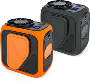 2P Stronger Airflow Portable Waist Fan Rechargeable 10000 mAh, 5 Speeds Max 18H Cooling, Battery Powered Personal Wearable Clip on Belt Shirt Fans, Neck Fan,Small Desk Fan for Outdoor Work,Travel Waist-mounted portable fan for outdoor use