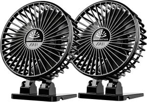 2Pack Desk Fan, USB Fan for Desk, Mini 3 Speed Rotation Strong Wind, Protable Small Desktop Cooling Fan, Quite Mini Personal Fans for Home Office Table Bedroom Travel Curise(Black) USB desktop fan for workspace