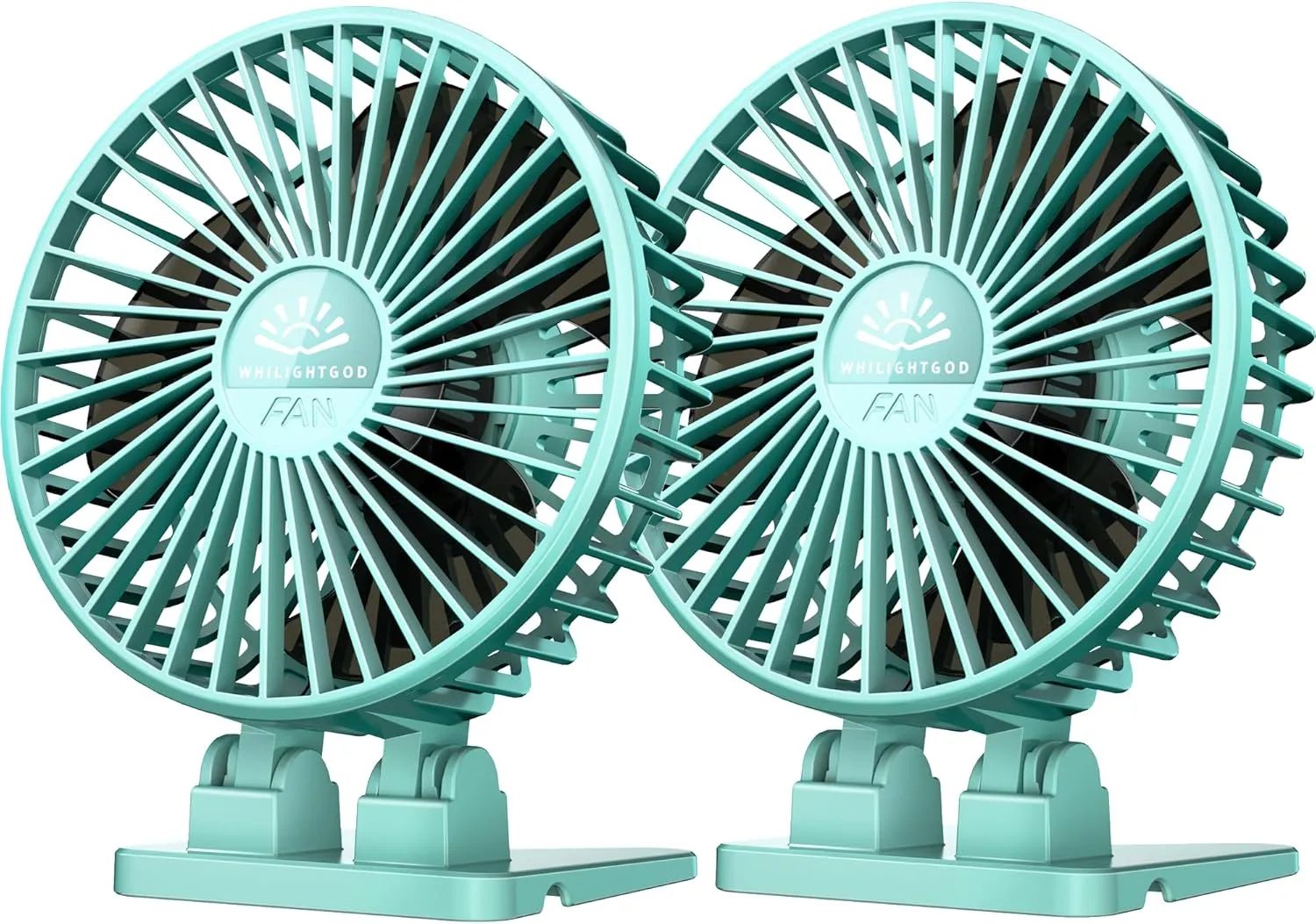 2Pack Desk Fan, USB Fan for Desk, Mini Desk Fan, 3 Speed Rotation Strong Wind, Protable Small Desktop Cooling Fan, Quite Mini Personal Fan for Home Office Table Bedroom Travel Curise(Apple Green) USB desktop fan for workspace