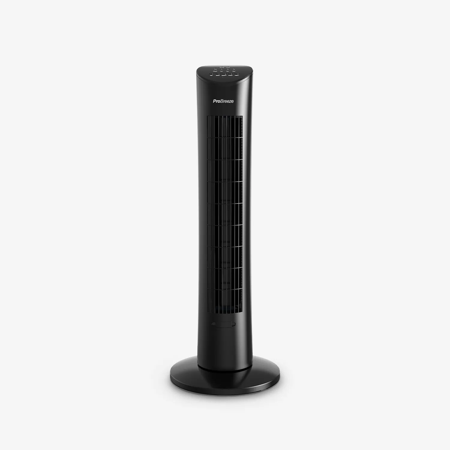 30" Oscillating Tower Fan - Black tower fans for vertical air circulation