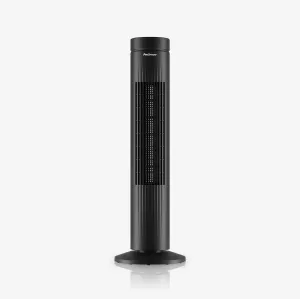 30" Oscillating Tower Fan with Touch Panel - Black tower fans for vertical air circulation
