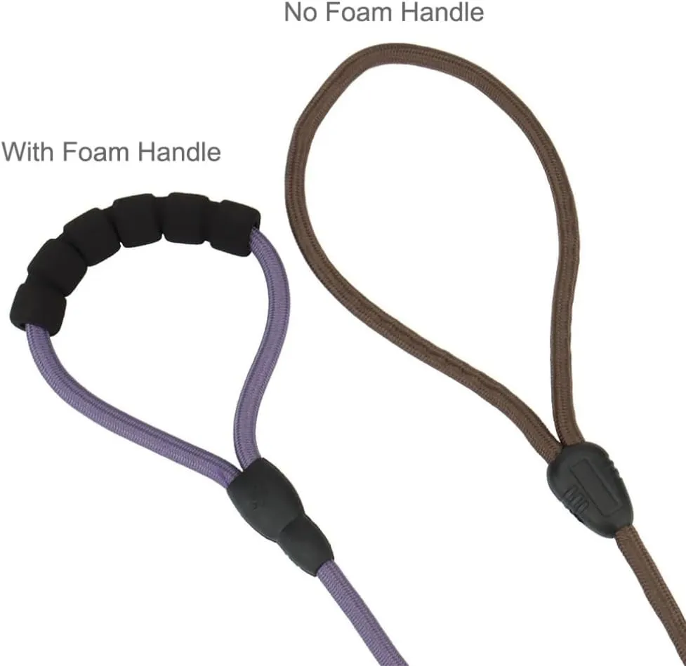 3M/5M/10M/20M Dog Leashes Long Pet Leash Puppy Walk Training Round Rope for Small Medium Big Dog with Foam Handle (20M,Orange)