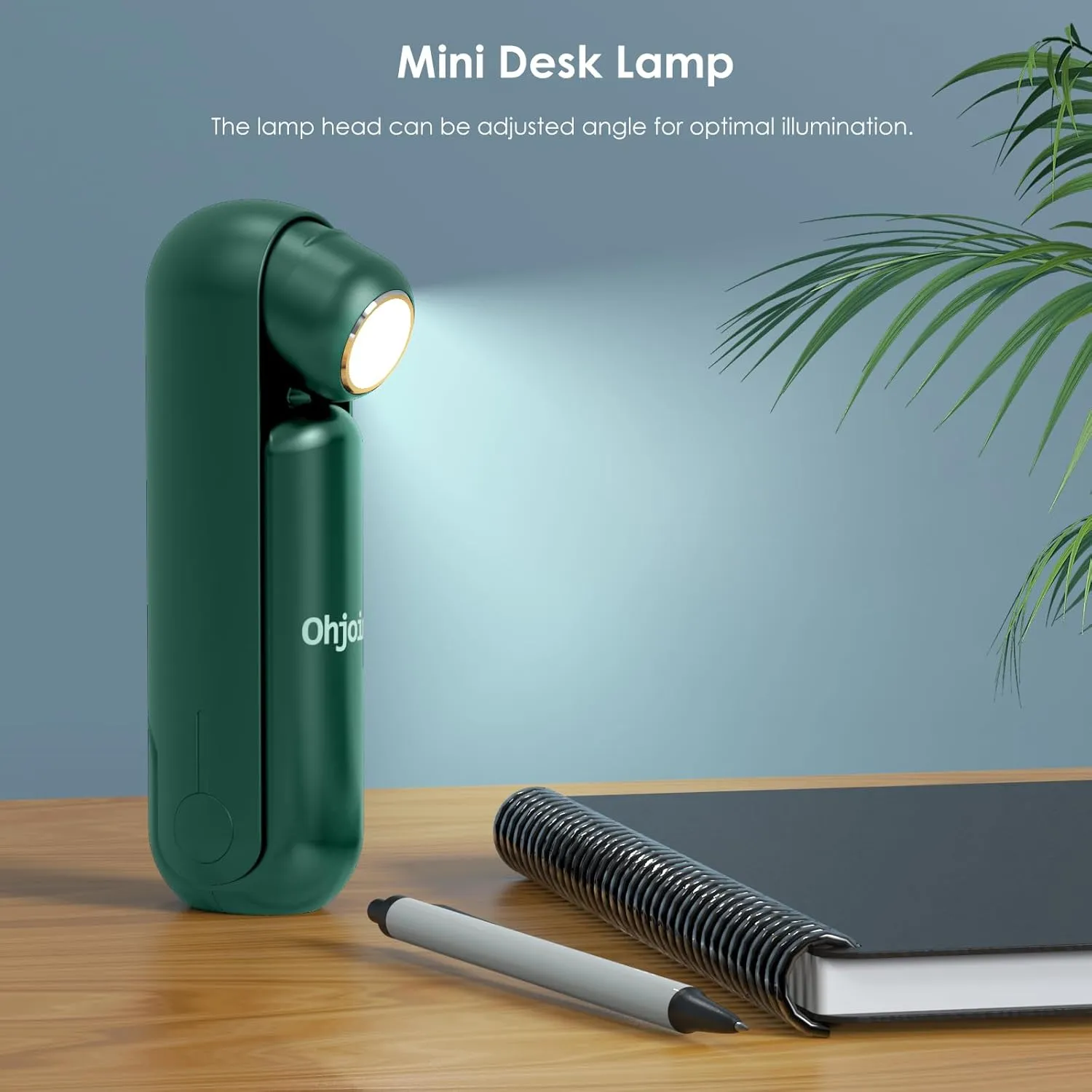 4 IN 1 Portable Mini Handheld Fan,Personal Foldable Pocket Travel Fan,Small Hand Fan for Face Lash,USB Rechargeable,Summer Concerts, Birthday Gifts for Women Mom (Dark Green)