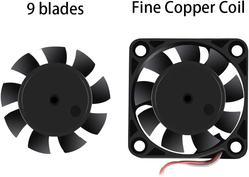 4 Pack USB Brushless Cooling Fan 40mm High Performance DC 5V Speed 4200 RPM for Small Appliances Series Replacement For Desktop
