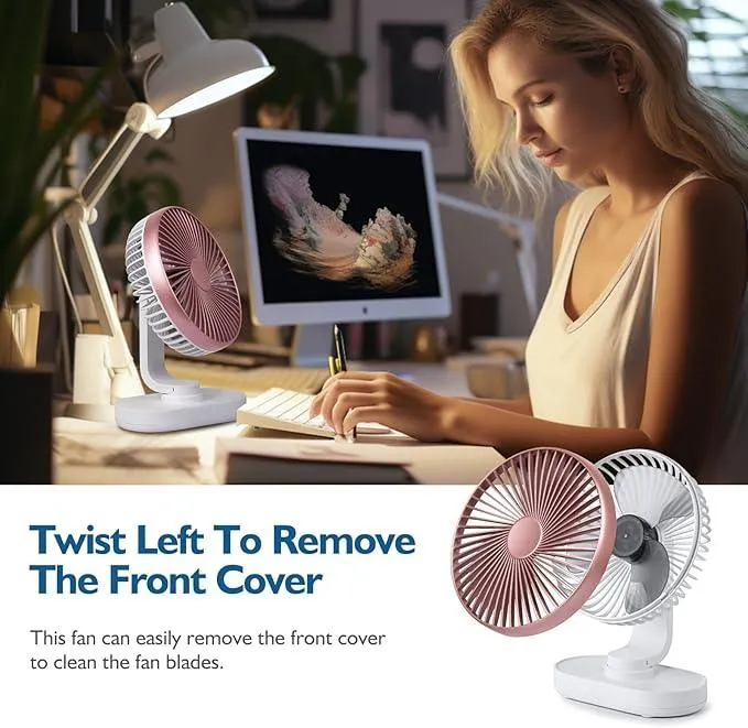 4 Speeds Quiet Table Fan Air Circulator Fan