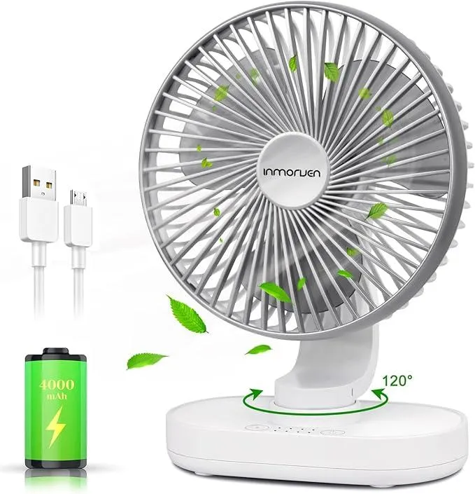 4 Speeds Quiet Table Fan Air Circulator Fan