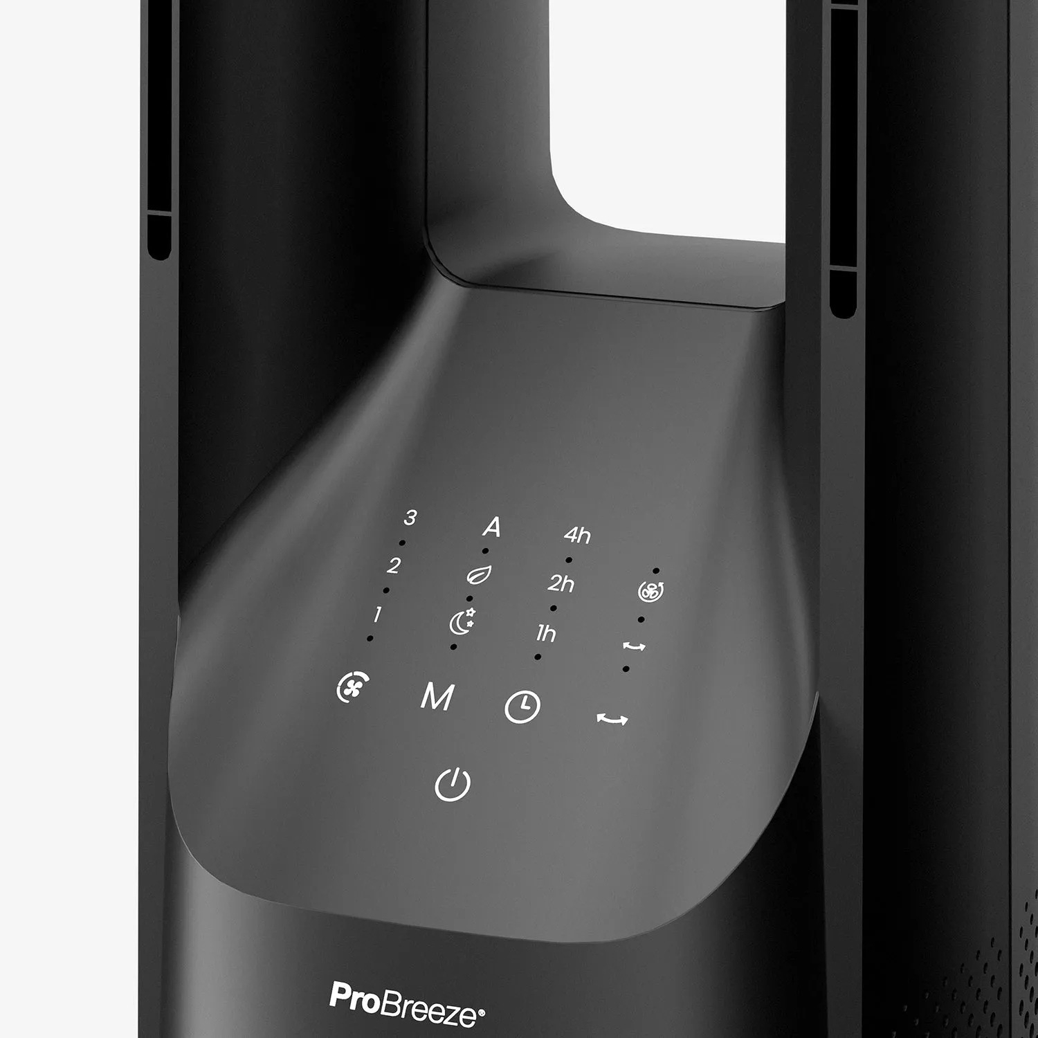 40" Bladeless Tower Fan with Smart App Control - Black