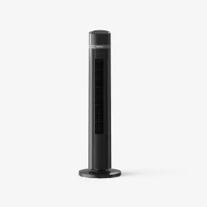 40" Oscillating Tower Fan - Black tower fans for vertical air circulation