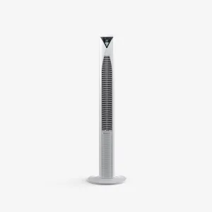 46" Oscillating Tower Fan White tower fans for vertical air circulation