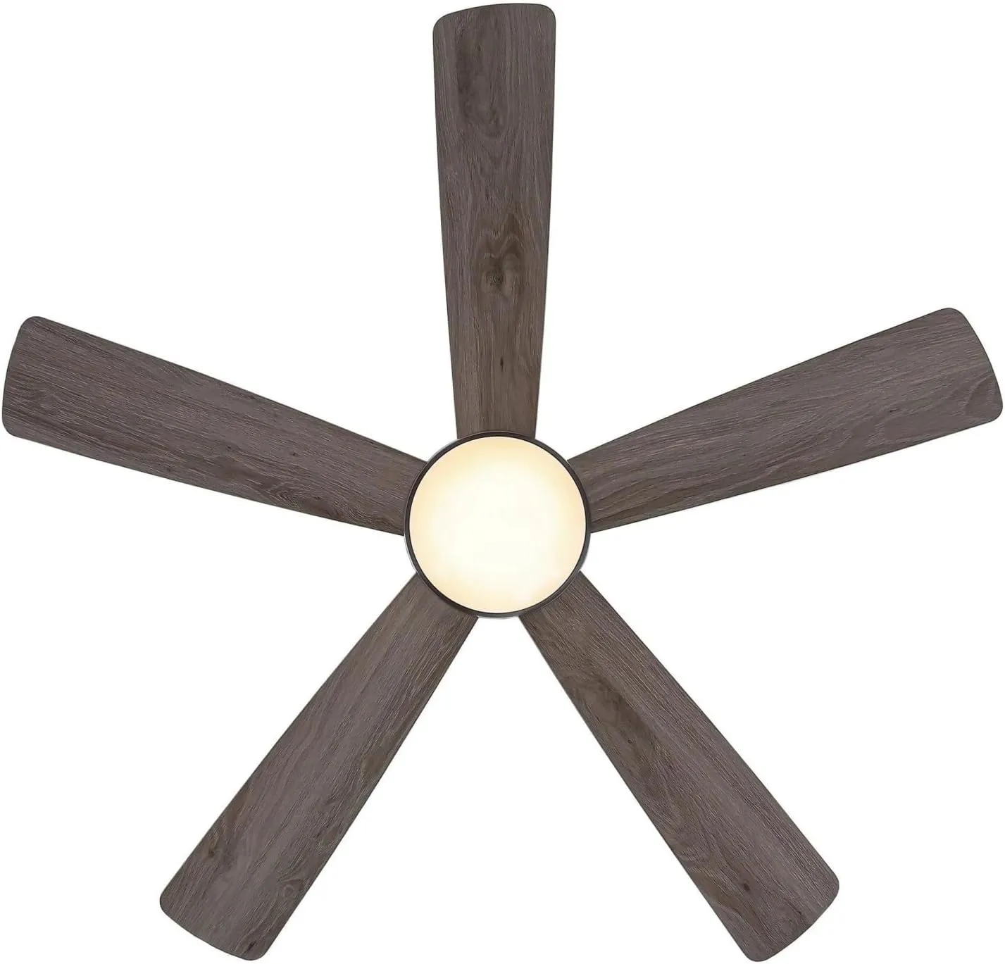 52 Inch Black Silver Ceiling Fan with Lights and Remote, Modern Ceiling Fan with Light Kit, Indoor Outdoor Ceiling Fans for Patios, Living Room, Bedroom