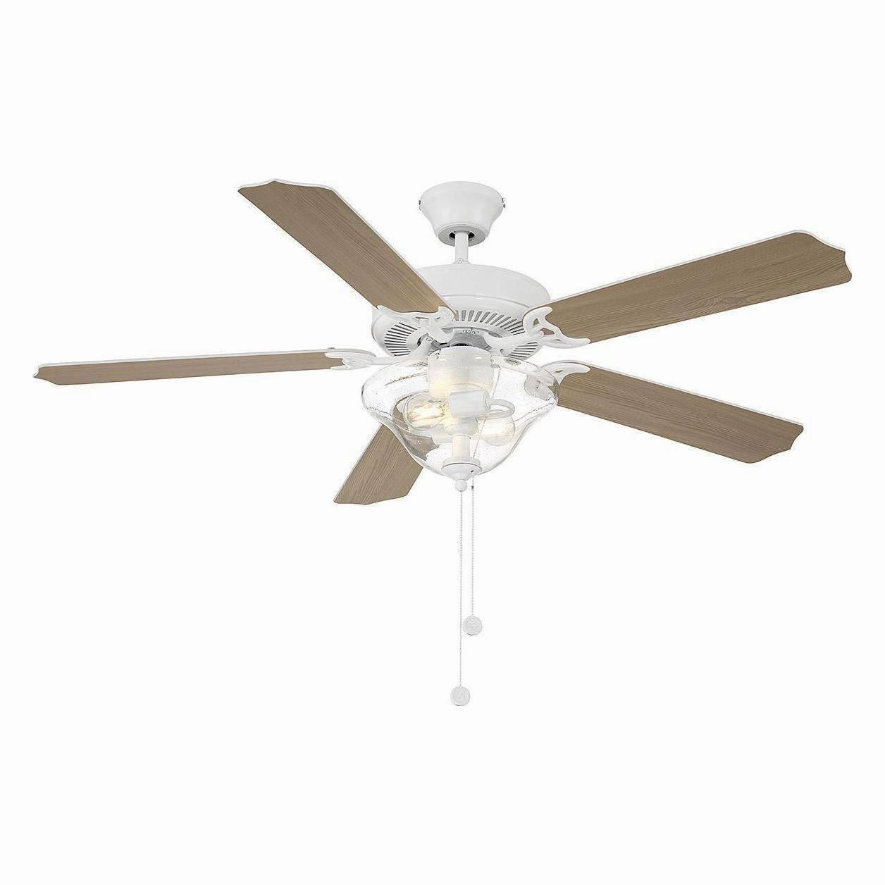 52" 2-Light Ceiling Fan