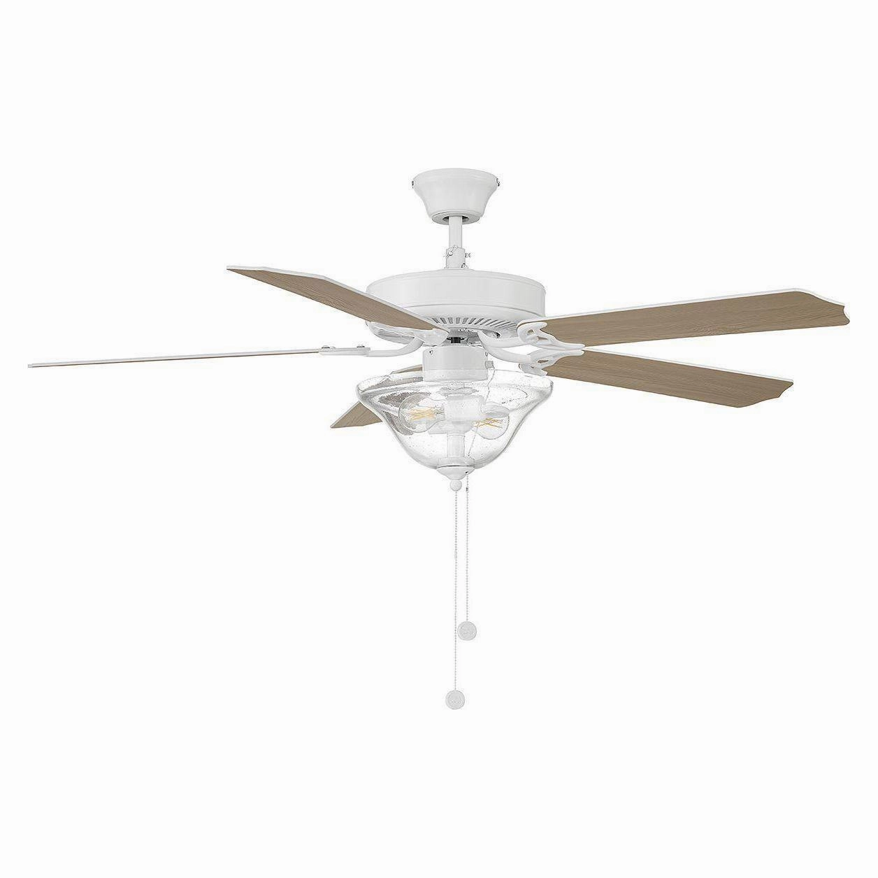 52" 2-Light Ceiling Fan