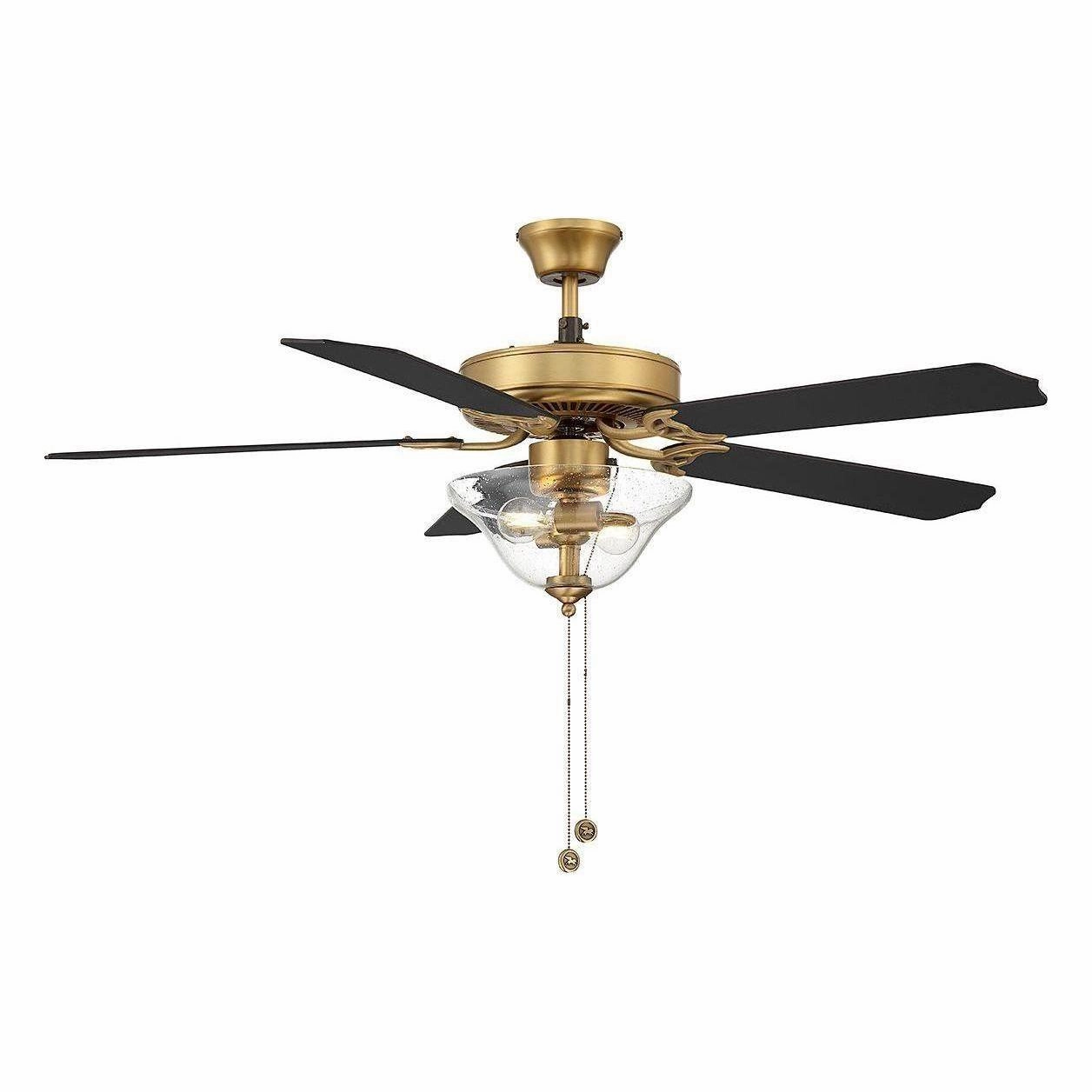 52" 2-Light Ceiling Fan