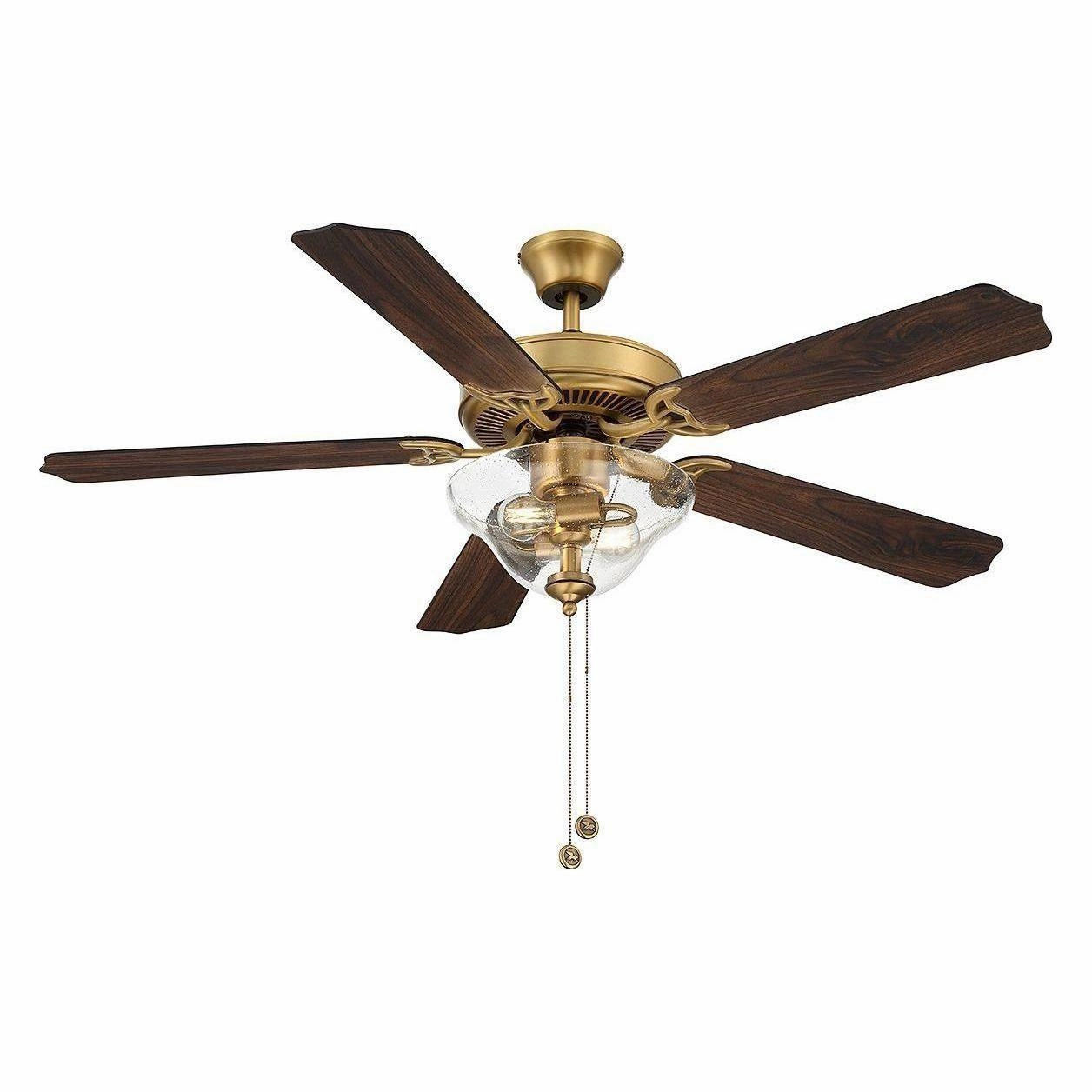 52" 2-Light Ceiling Fan