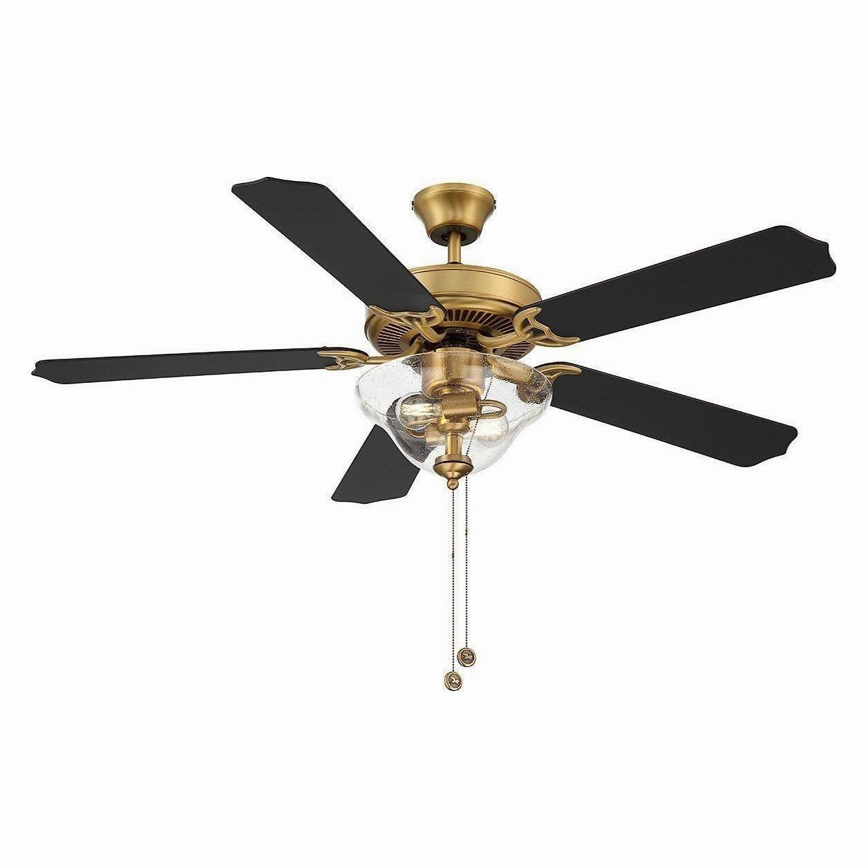 52" 2-Light Ceiling Fan