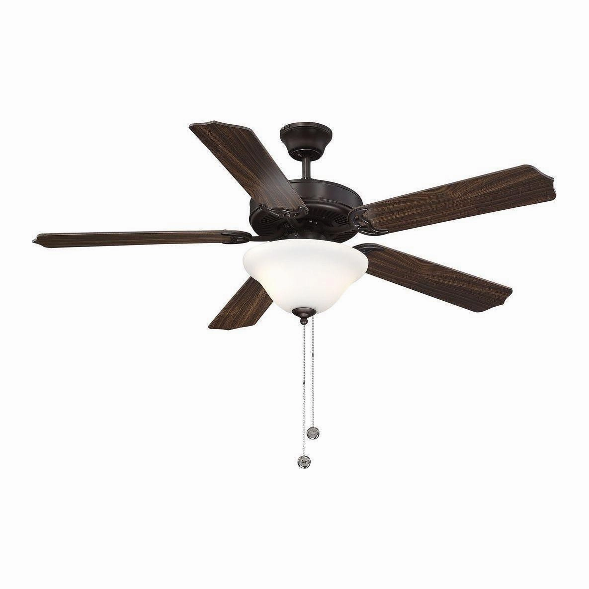 52" 2-Light Ceiling Fan