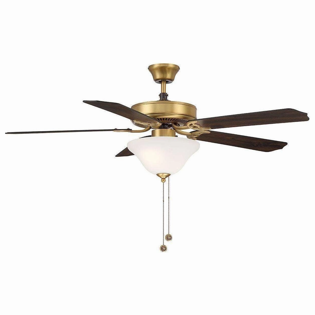 52" 2-Light Ceiling Fan