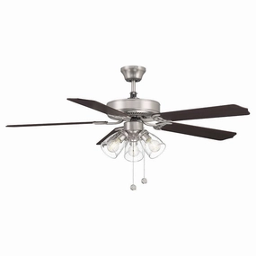 52" 3-Light Ceiling Fan quiet ceiling fans with remote control
