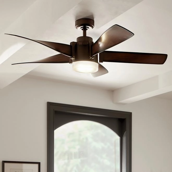 52" 5-Blade Ceiling Fan with Light
