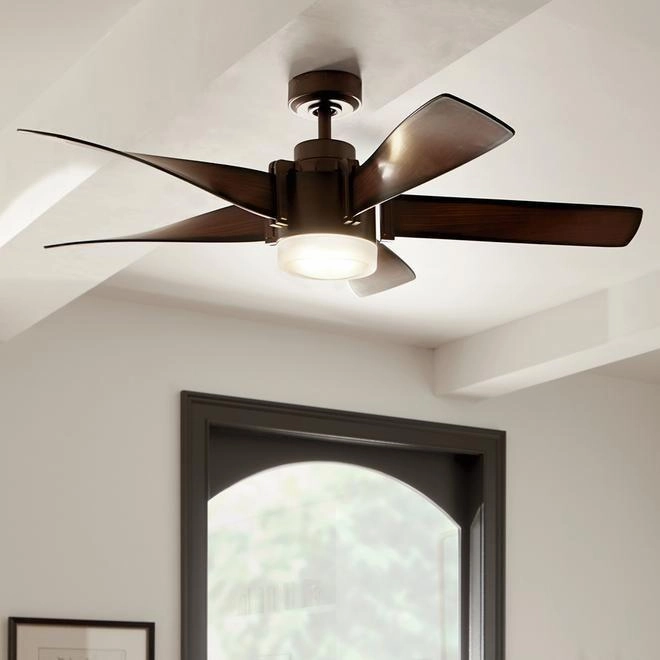 52" 5-Blade Ceiling Fan with Light