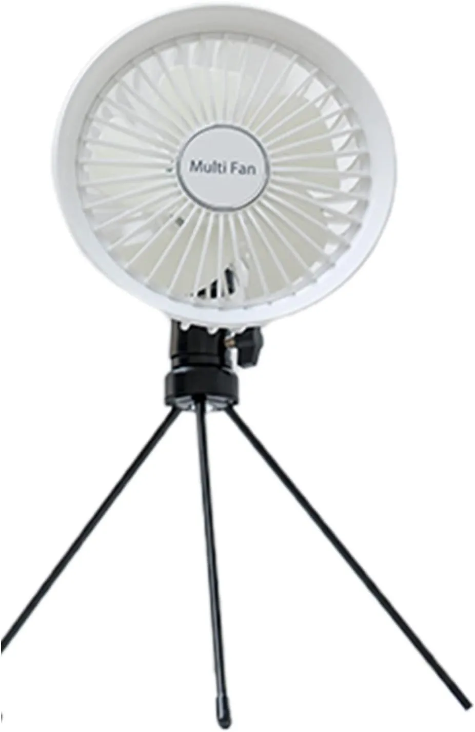 5.7inch USB Ceiling Fan 3-Speed Camping Fan with LED Lamp Tripod 2 in 1 Ceiling Fan 3000mAh Gifts for Teacher Student 2-in-1 camping light and fan combo