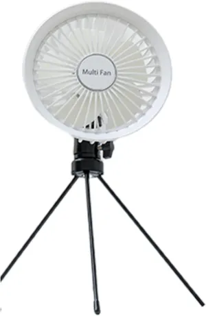 5.7inch USB Ceiling Fan 3-Speed Camping Fan with LED Lamp Tripod 2 in 1 Ceiling Fan 3000mAh Gifts for Teacher Student 2-in-1 camping light and fan combo