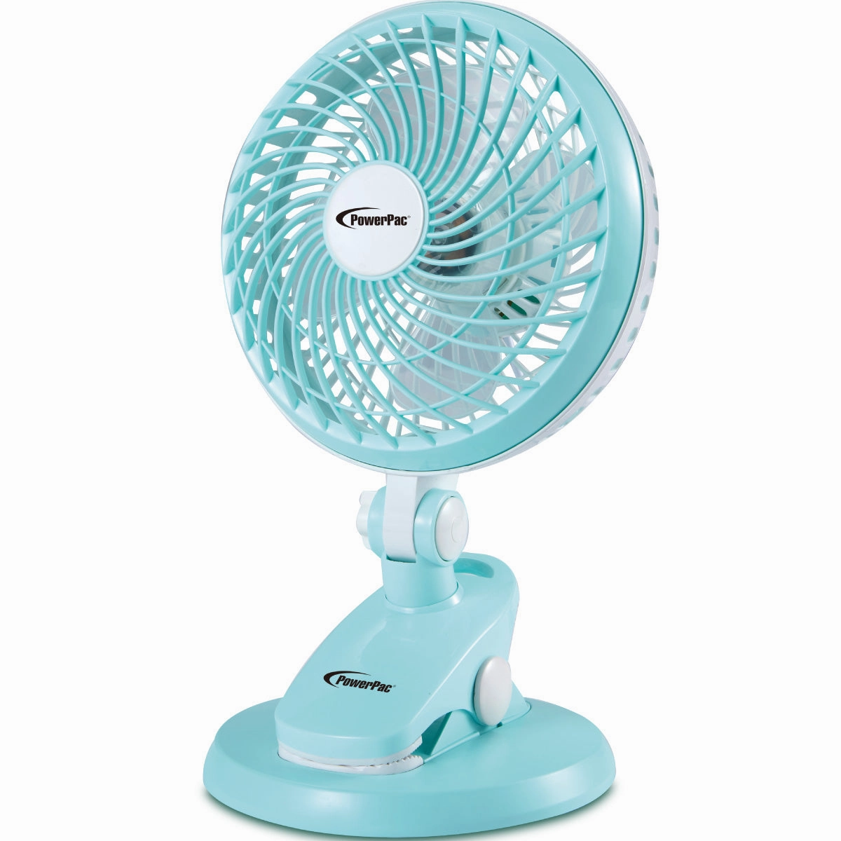 6" USB Portable Clip & Table Fan  2 Speed, 90 vertical and 360 horizontal Adjustable Airflow, PPUF221