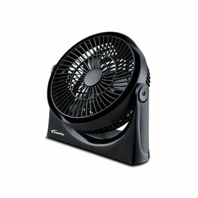 9" Air Circulator Fan  High Velocity, Powerful Airflow, Adjustable Tilt, Thermal Fuse Protection, 3-Speed, black, PP2809 usb desk fans for office or dorm use