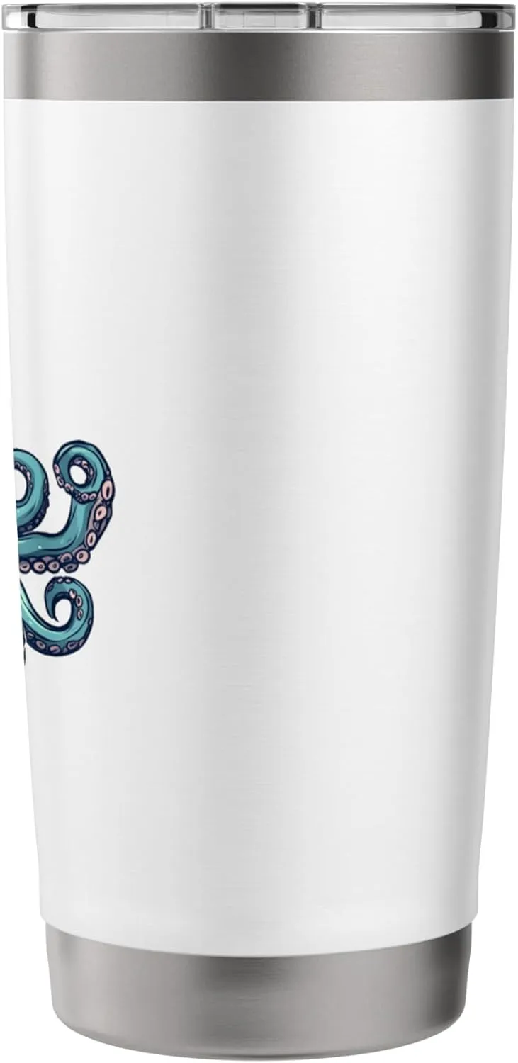 A Christmas Octopus Full of Holiday Spirit for Octopuses Fan Stainless Steel Insulated Tumbler