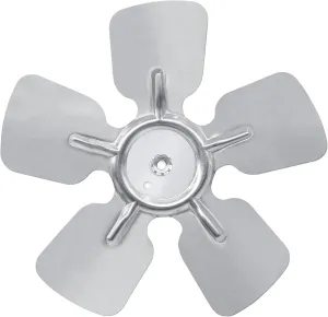 A65826 Metal Fan Blade 8" Diameter 5 Blades 1/4" Bore Hub CCW 27 Degree Prop Fan with safety blade design