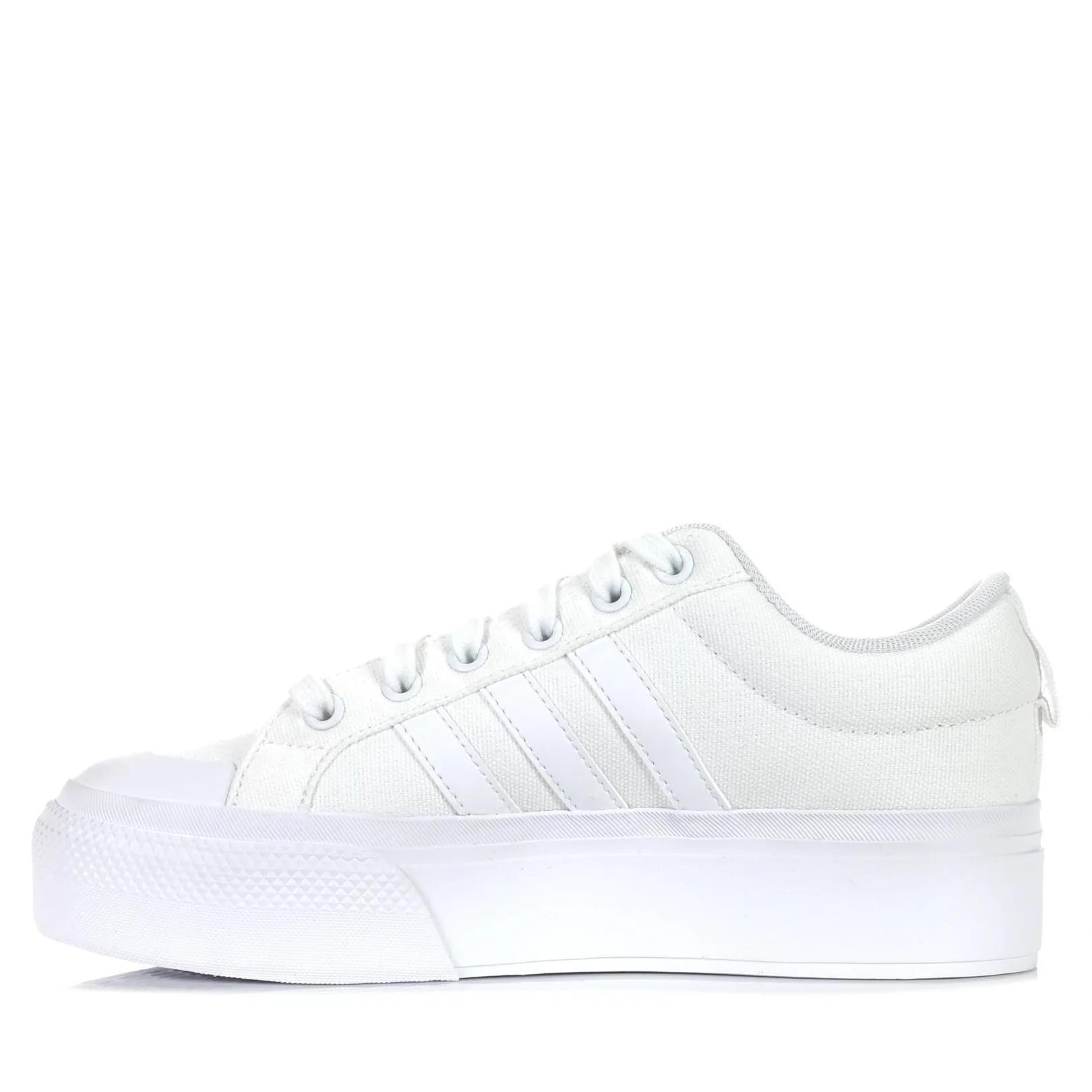 Adidas Bravada 2.0 Platform White Shoes_Adidas