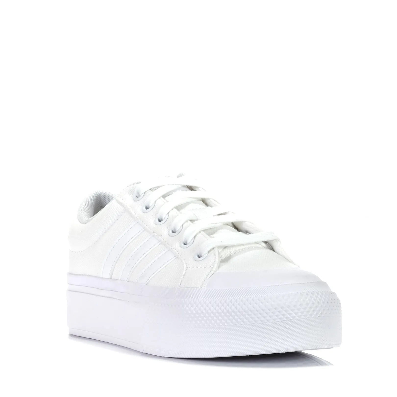 Adidas Bravada 2.0 Platform White Shoes_Adidas