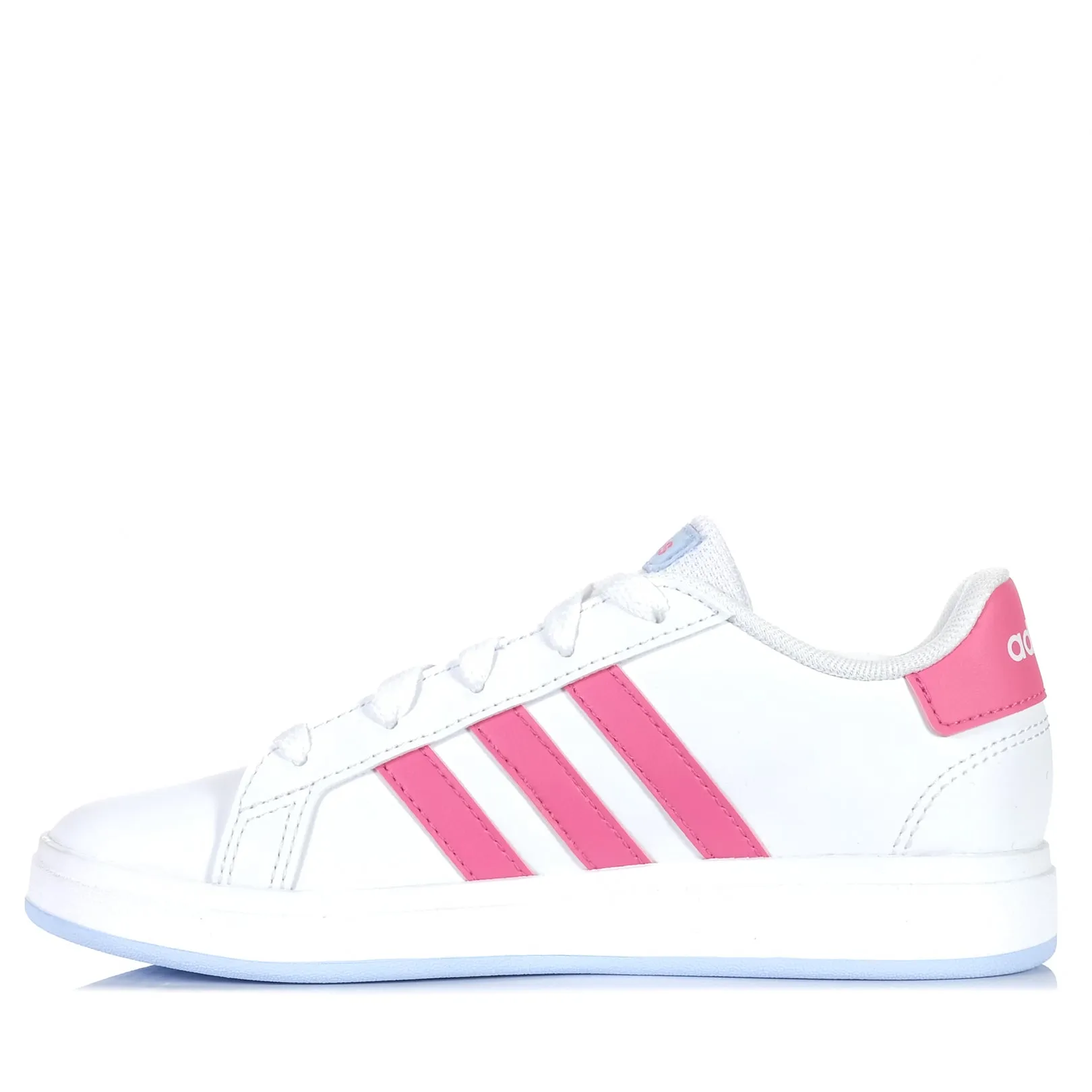 Adidas Grand Court 2.0 Youth White/Pink Shoes_Adidas