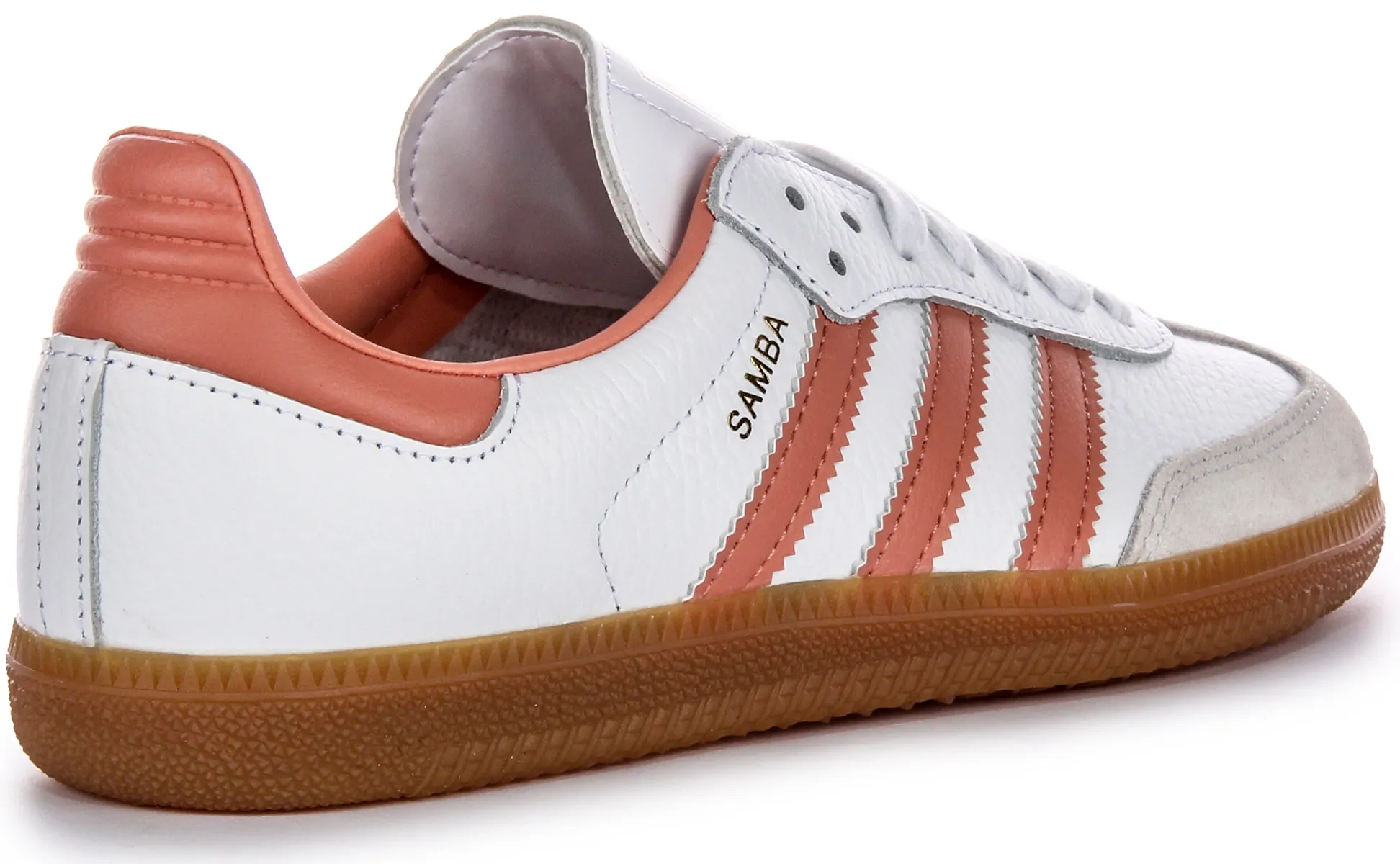 Adidas Samba OG In White Pink For Women Shoes Adidas