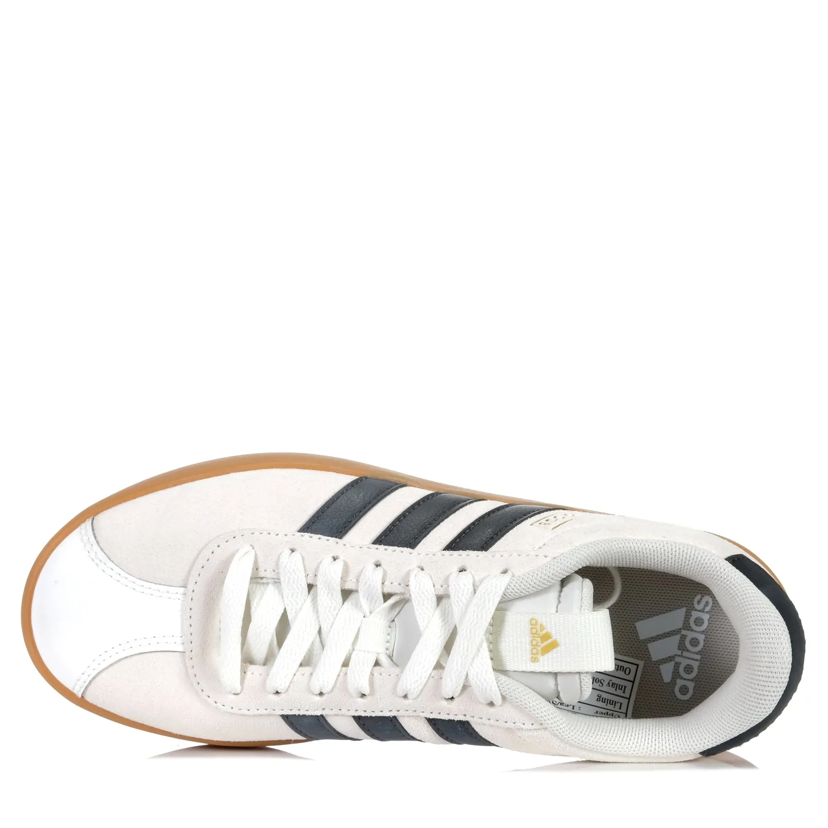 Adidas VL Court 3.0 Womens Off White/Grey Shoes_Adidas