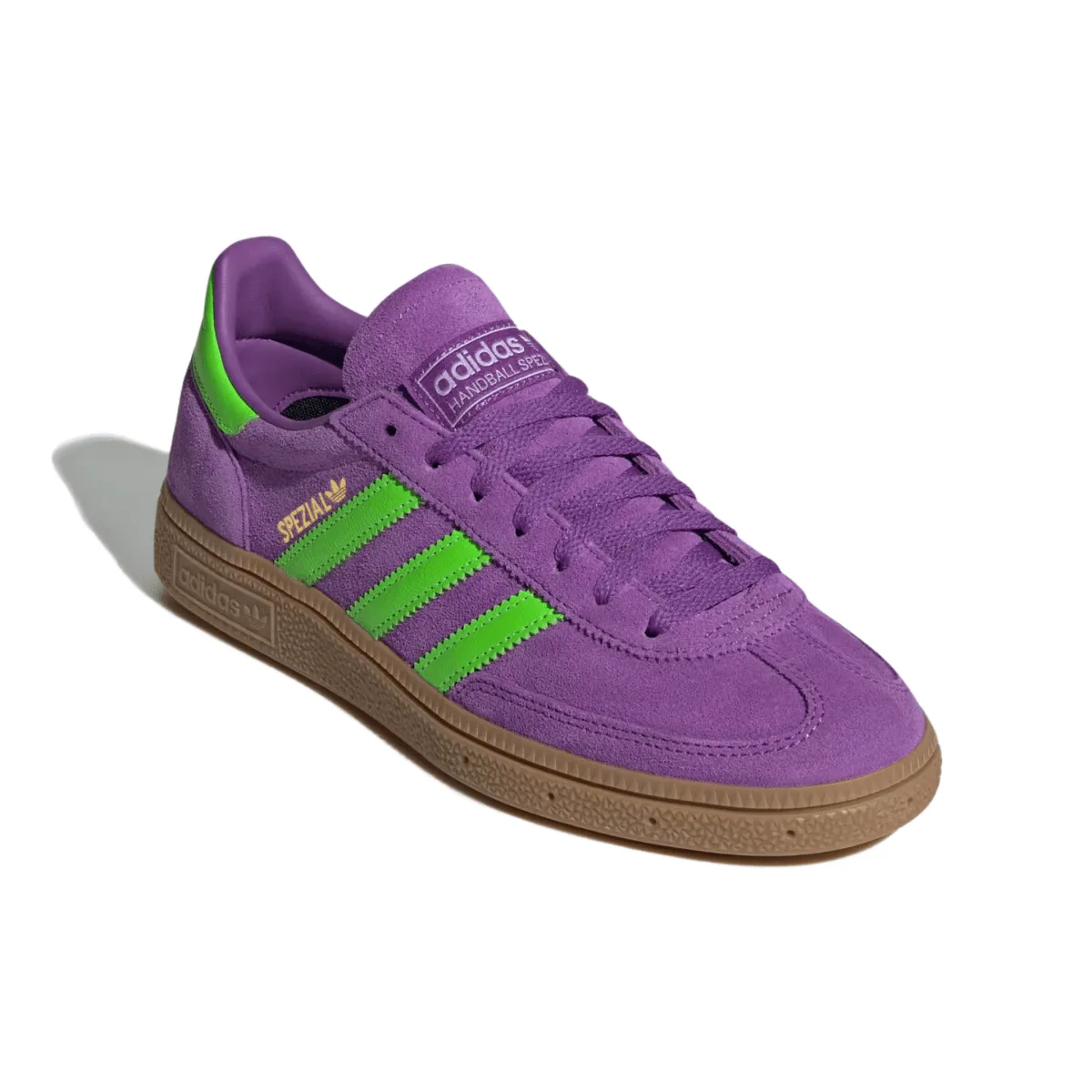 Adidas Women's Handball Spezial Active Purple/Solar Green/Gum Adidas Shoes
